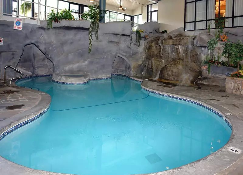Indoor Pool area at Sidney James Mountain Lodge