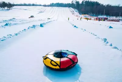 snow tubing in gatlinburg at ober