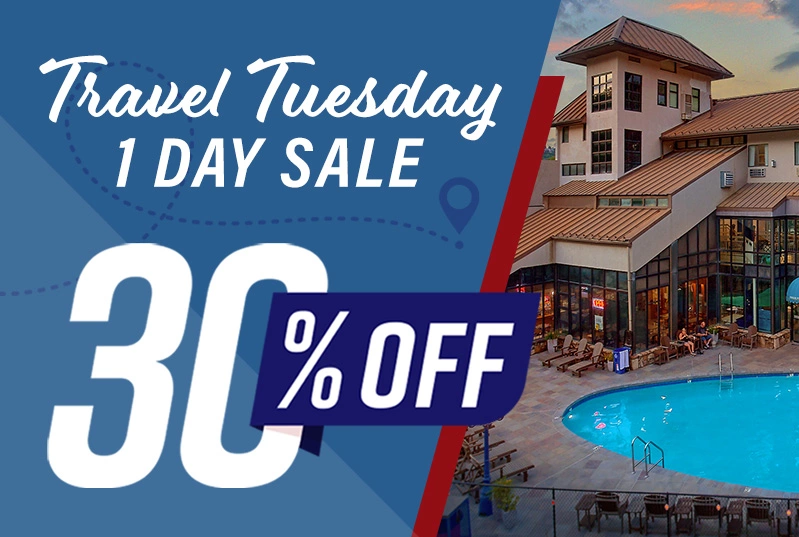 Travel Tuesday 1 Day Sale 30% Off