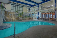 indoor pool at our cheap Gatlinburg hotel